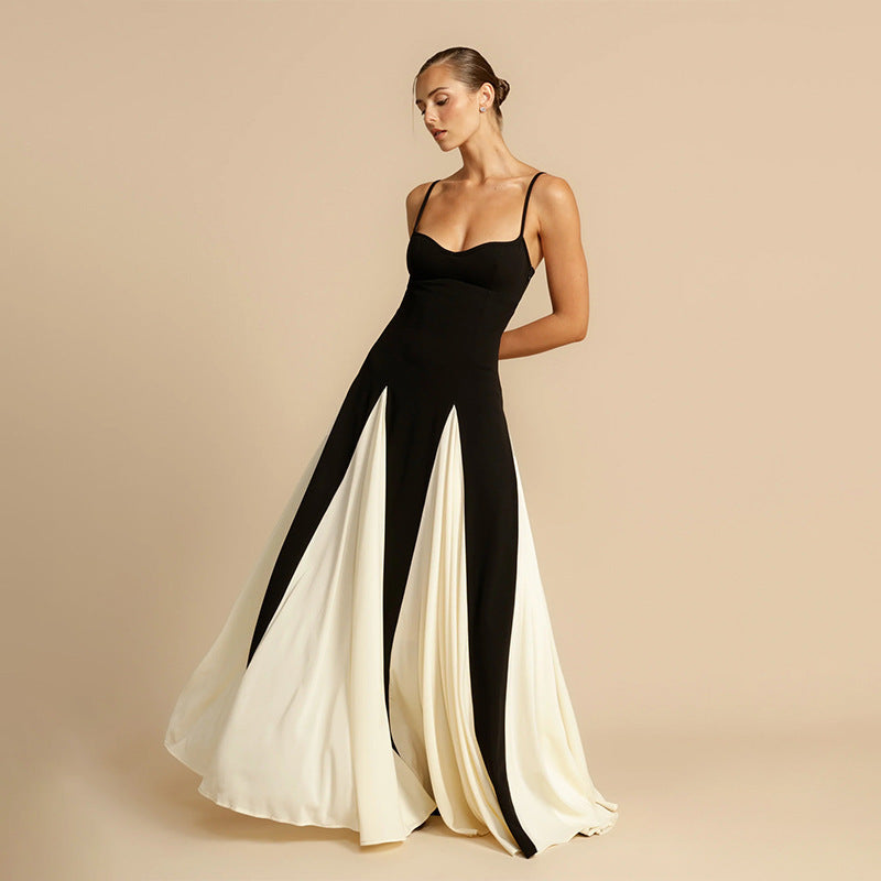 Eloise Two-Tone Maxi Dress