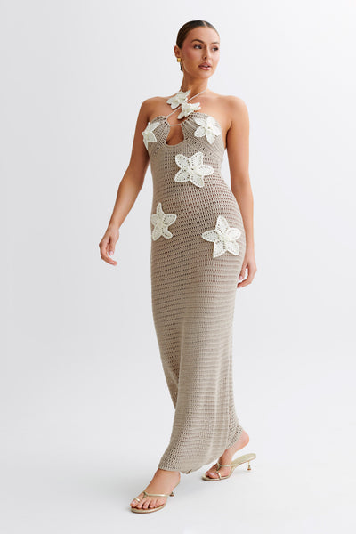 Marigold Bloom Maxi Dress