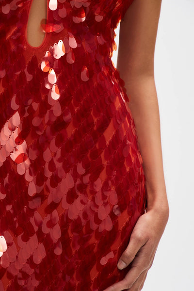 Scarlet Sequin Maxi Dress