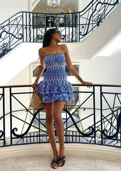 Athena Strapless Mini Dress