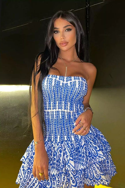 Athena Strapless Mini Dress