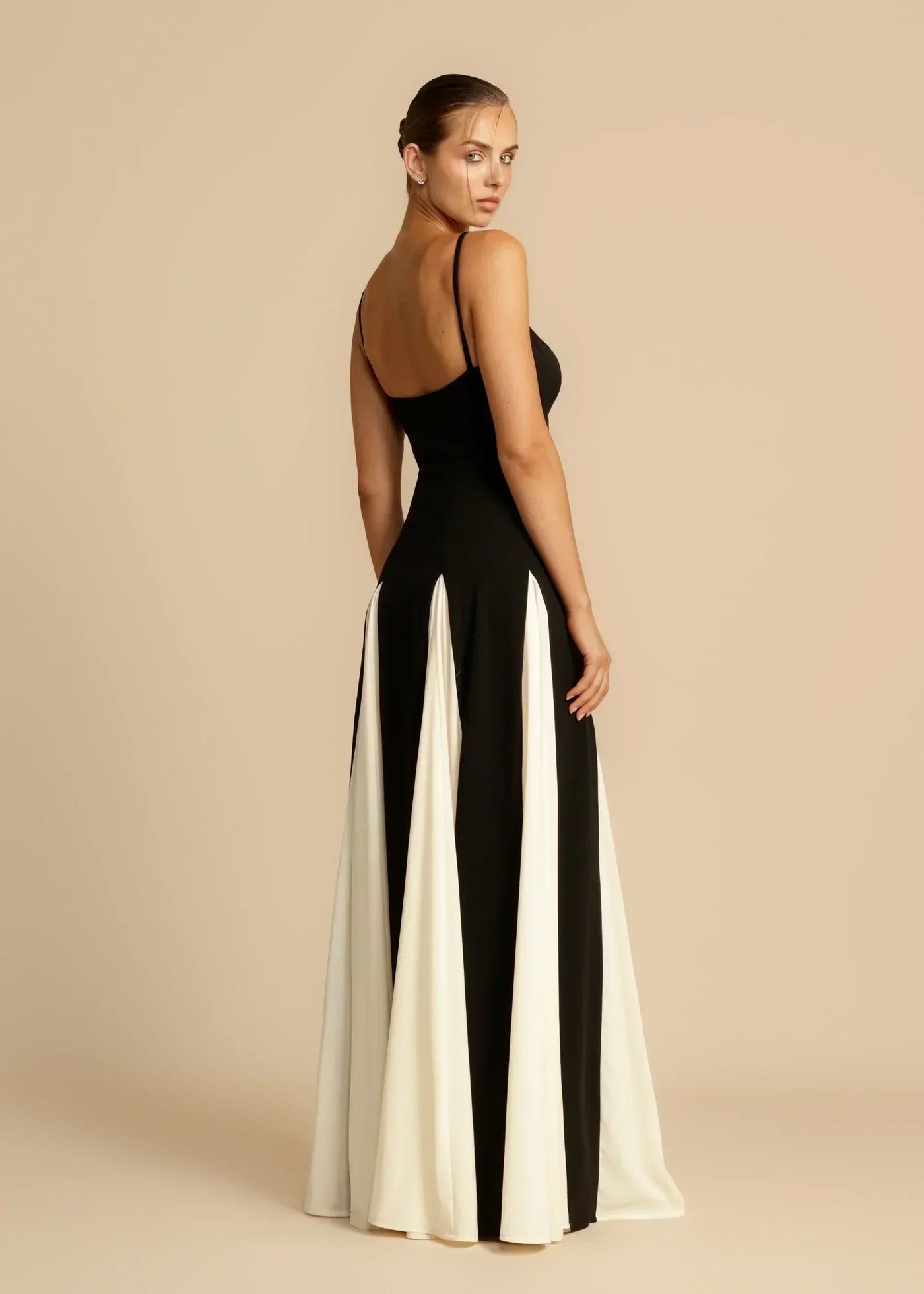 Eloise Two-Tone Maxi Dress