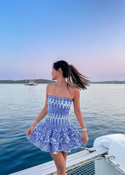 Athena Strapless Mini Dress
