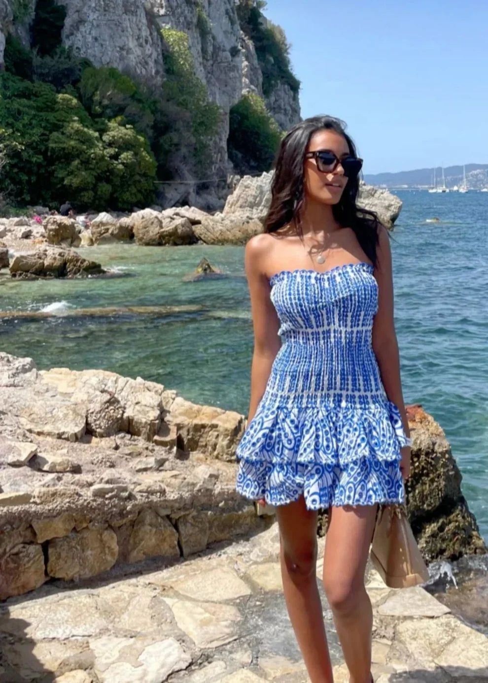Athena Strapless Mini Dress