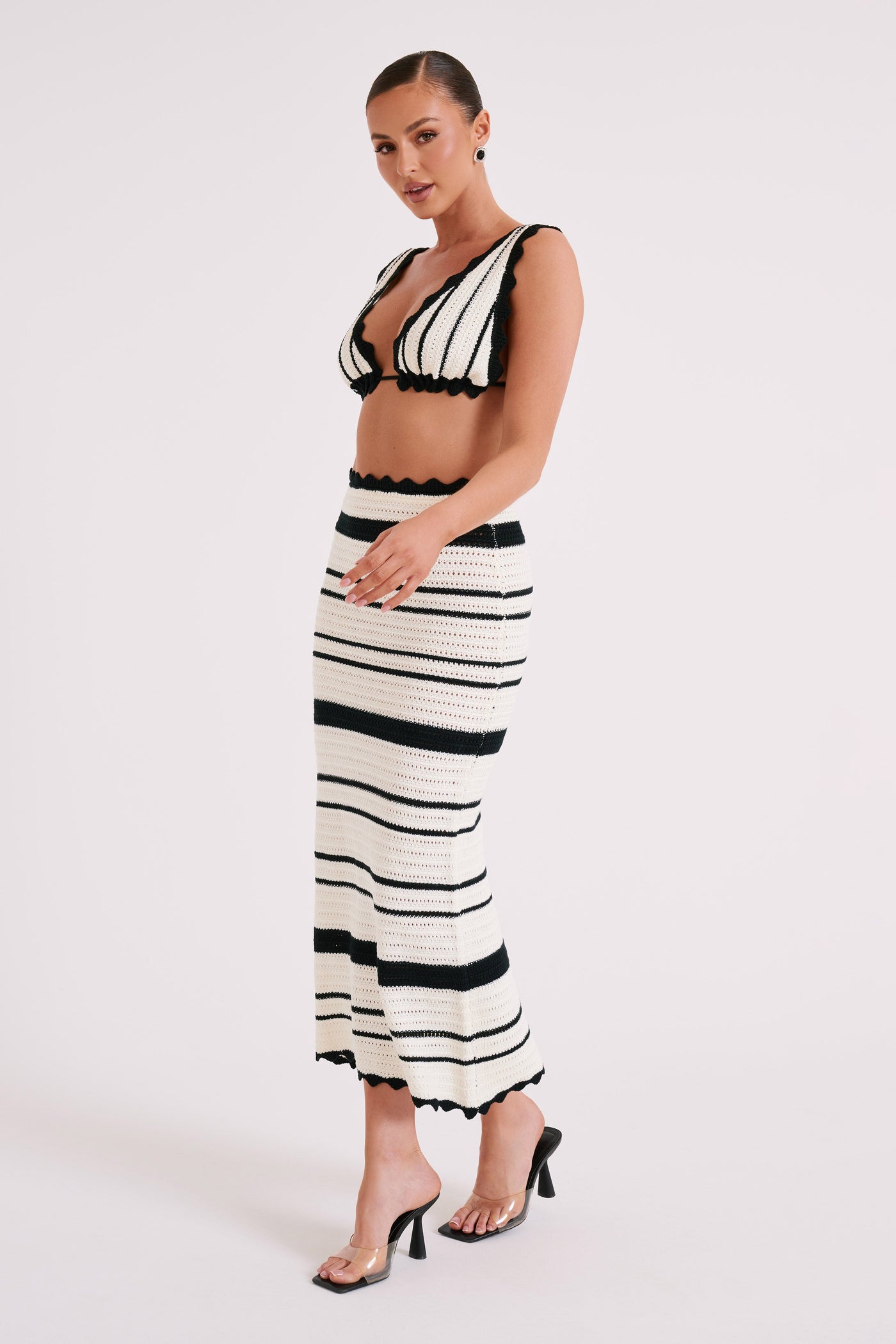 Striped Fishtail Crochet Set
