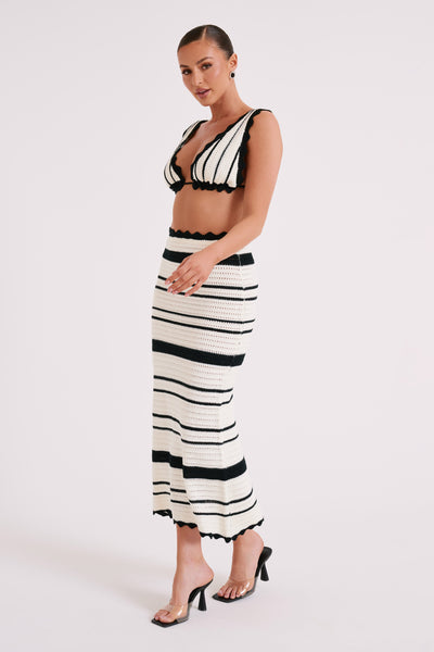 Striped Fishtail Crochet Set