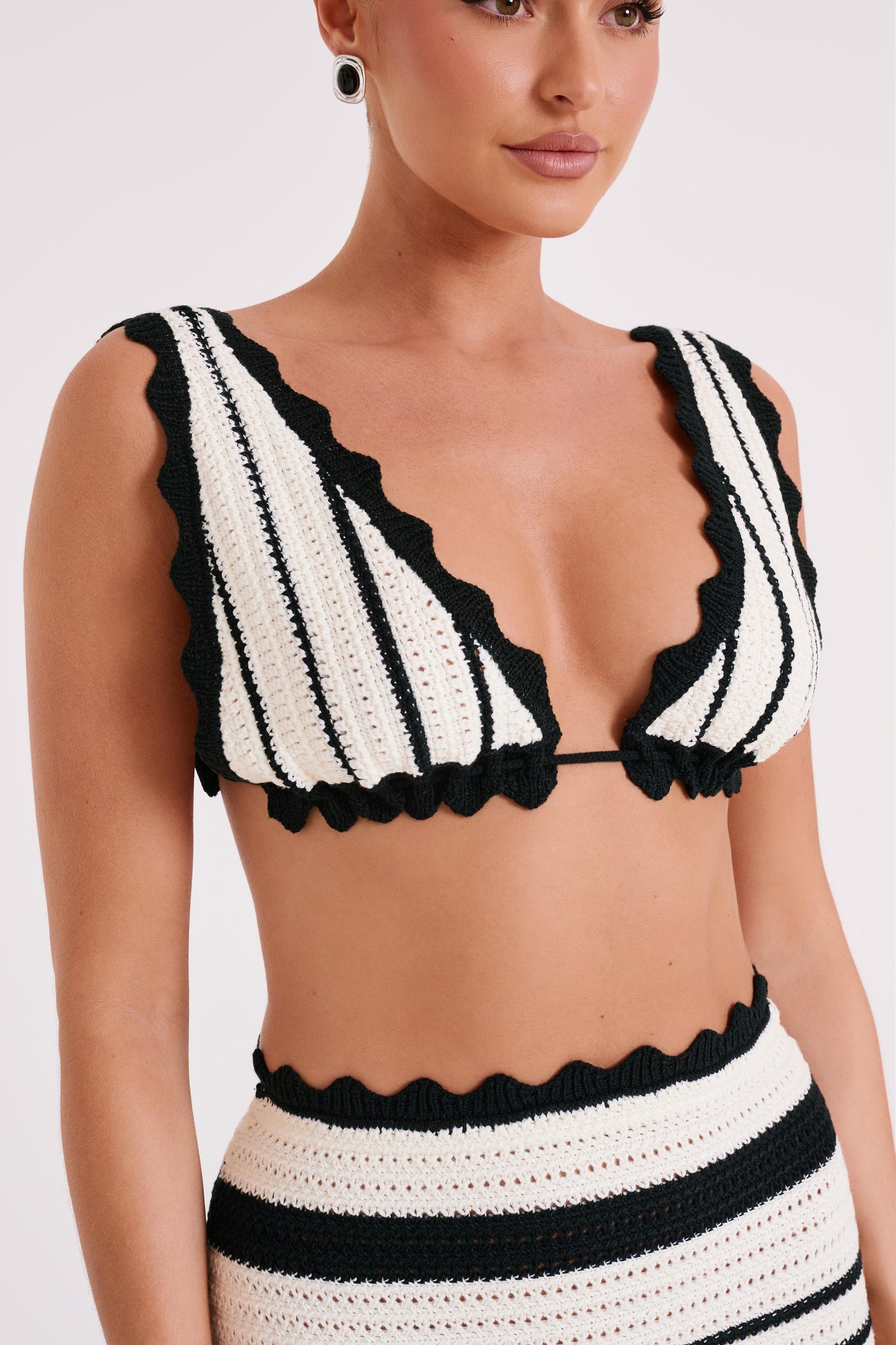 Striped Fishtail Crochet Set