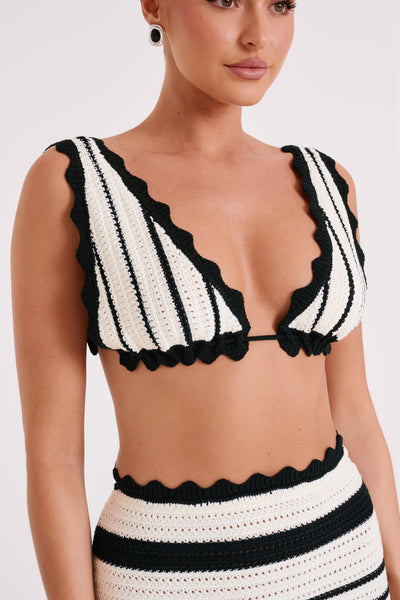 Striped Fishtail Crochet Set
