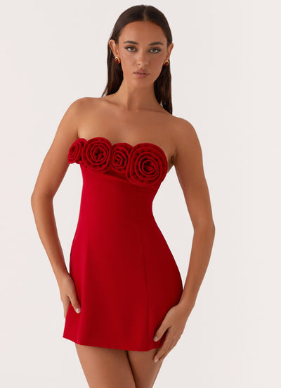 Rossita Red Mini Dress