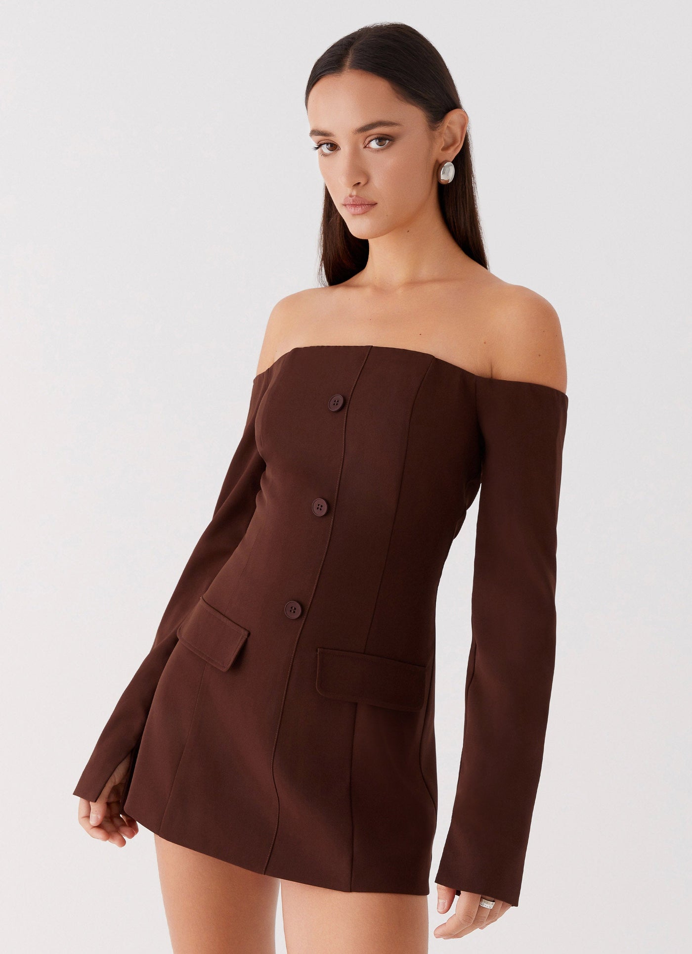 Renée Blazer Mini Dress