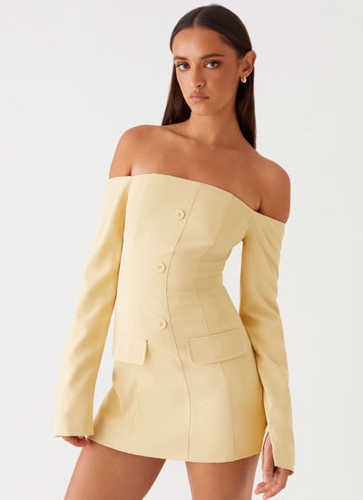 Renée Blazer Mini Dress