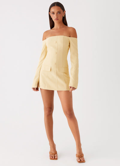 Renée Blazer Mini Dress