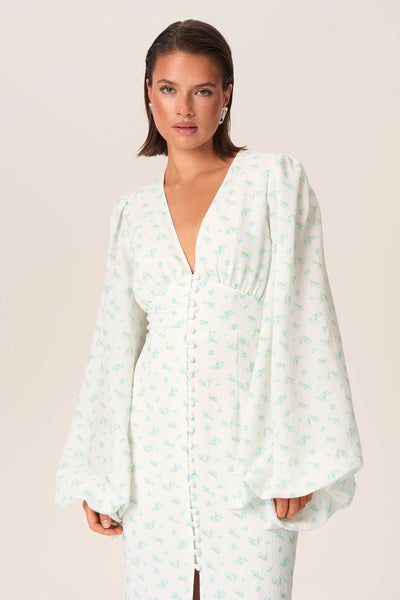 Isla Maxi Dress – Pastel Yellow