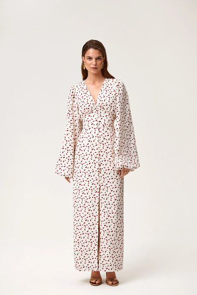 Isla Maxi Dress – Pastel Yellow