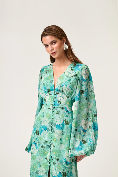 Isla Maxi Dress – Pastel Yellow