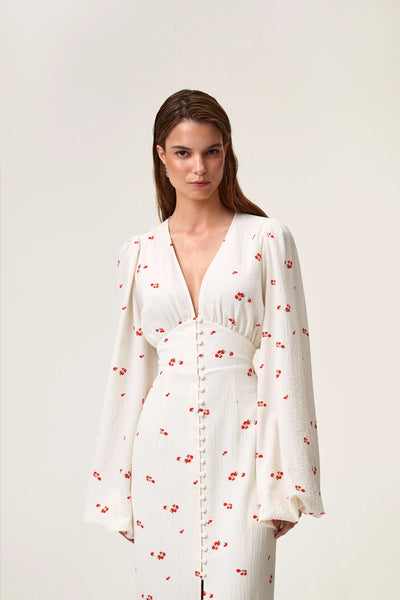 Isla Maxi Dress – Pastel Yellow