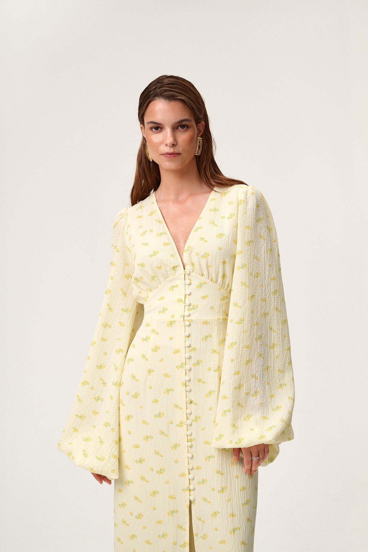 Isla Maxi Dress – Pastel Yellow