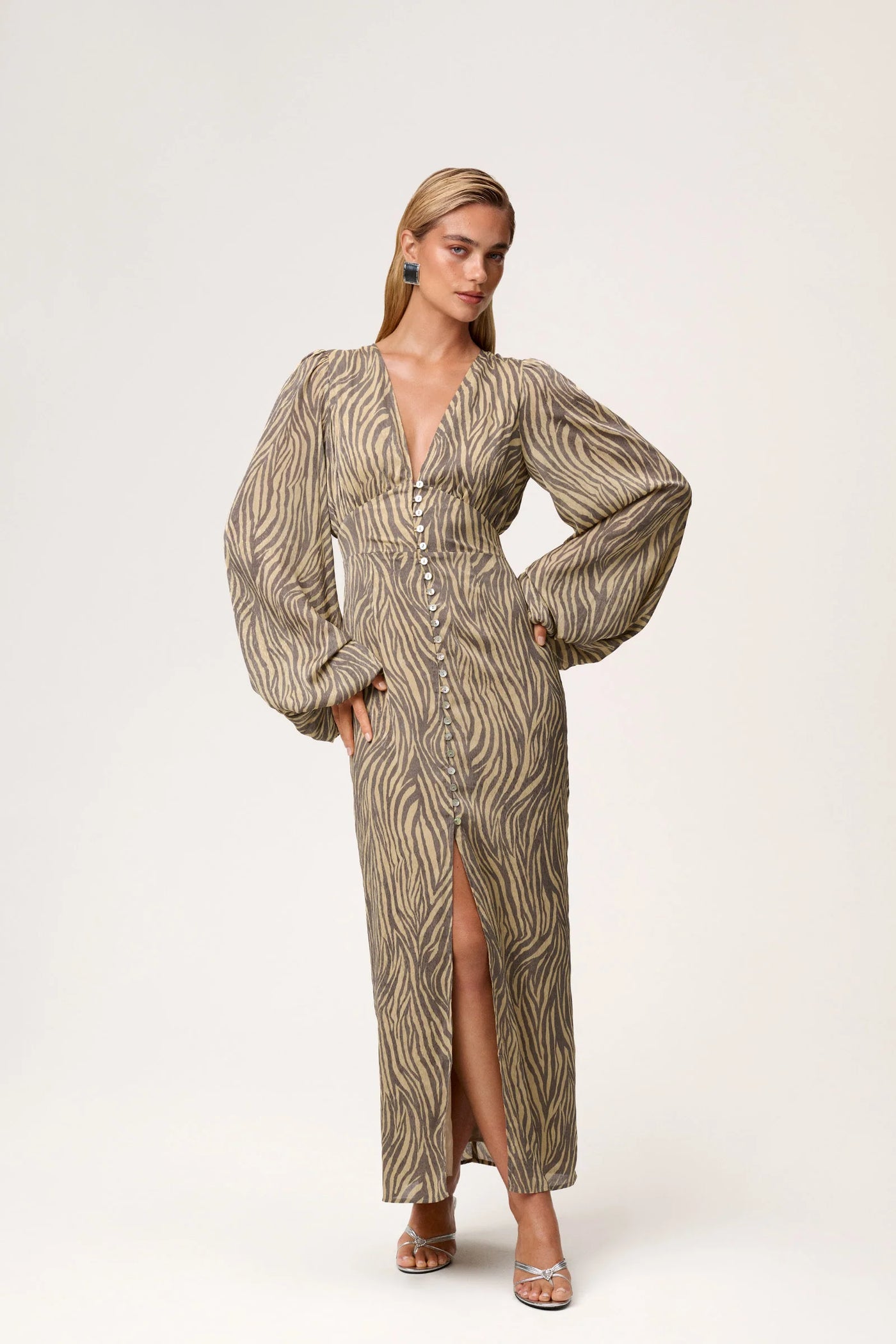 Isla Maxi Dress – Pastel Yellow