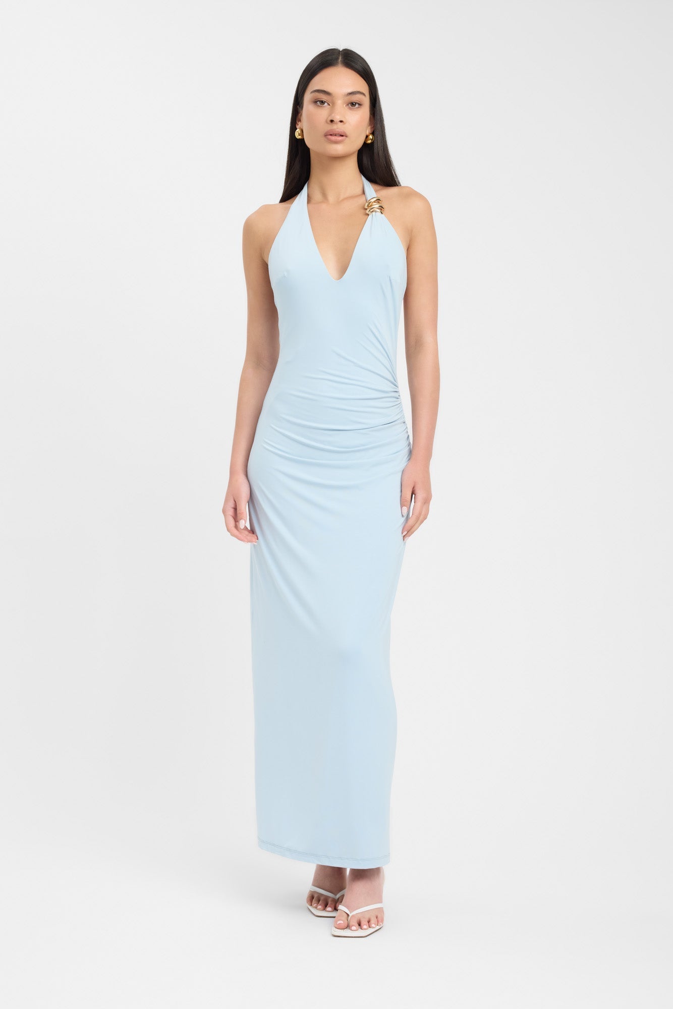 Icy Blue Maxi Dress