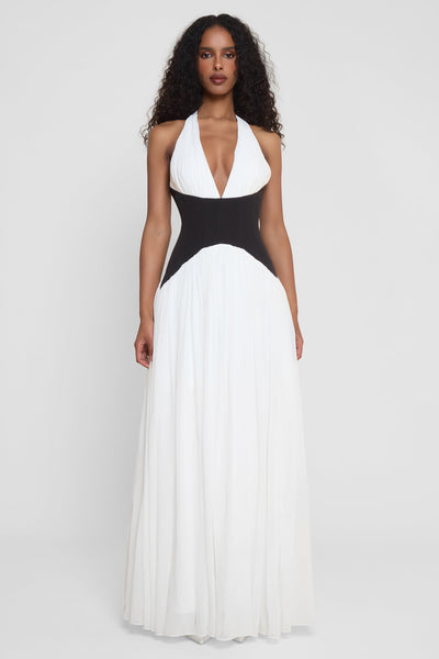 Noirette Corset Maxi Dress