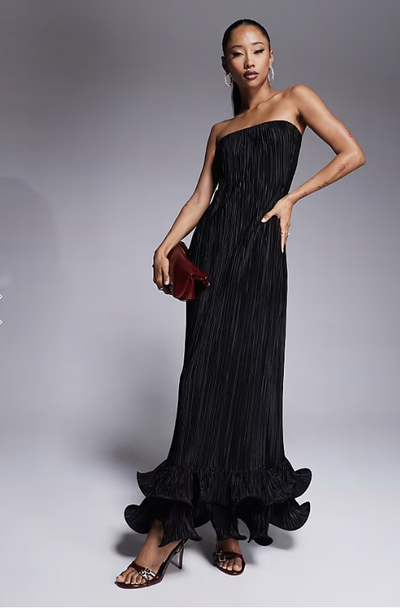 Jade Plisse Maxi Dress