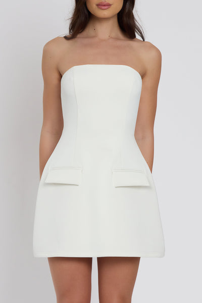 Luxe Sculpted Pocket Dress