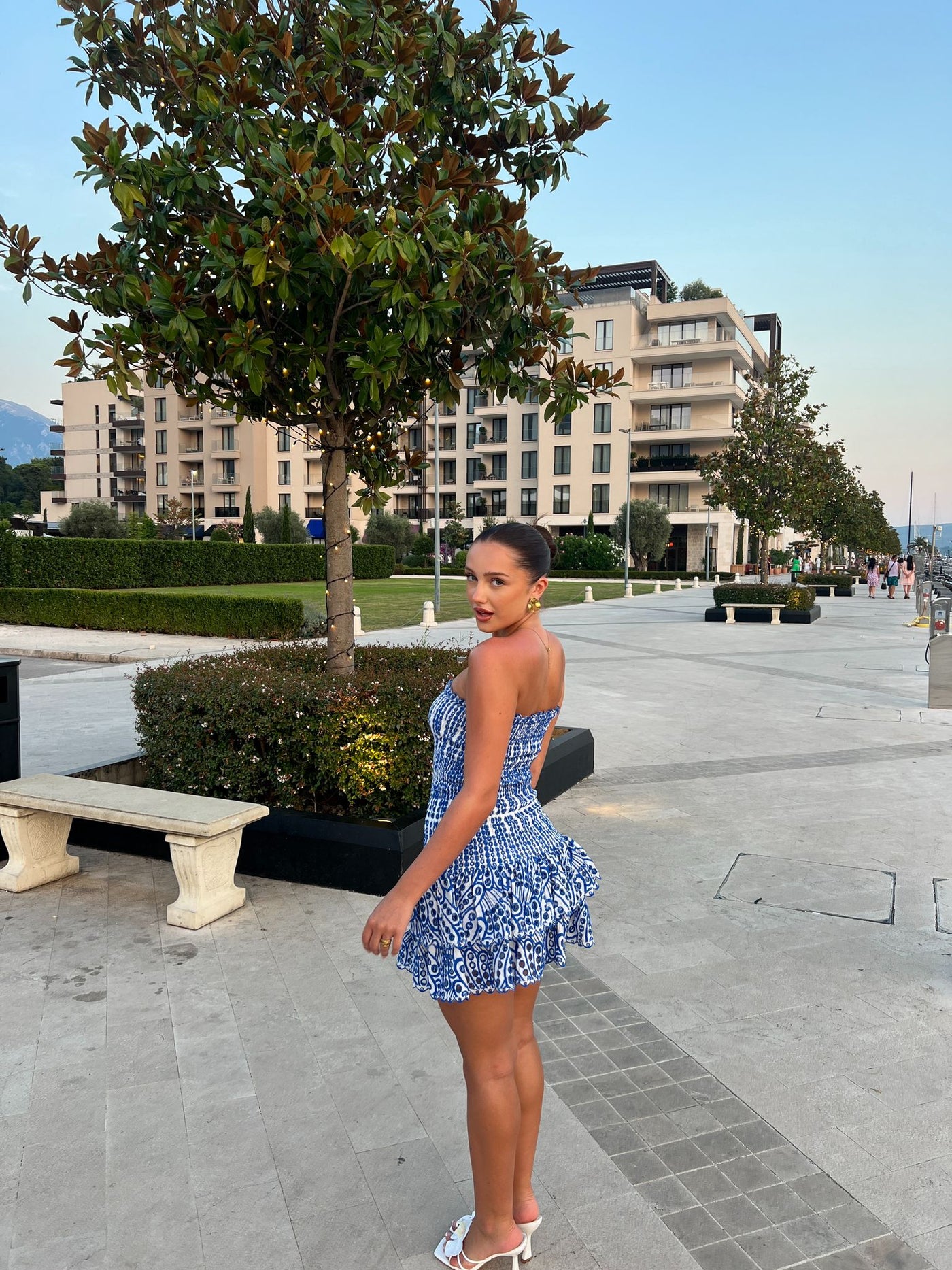 Athena Strapless Mini Dress