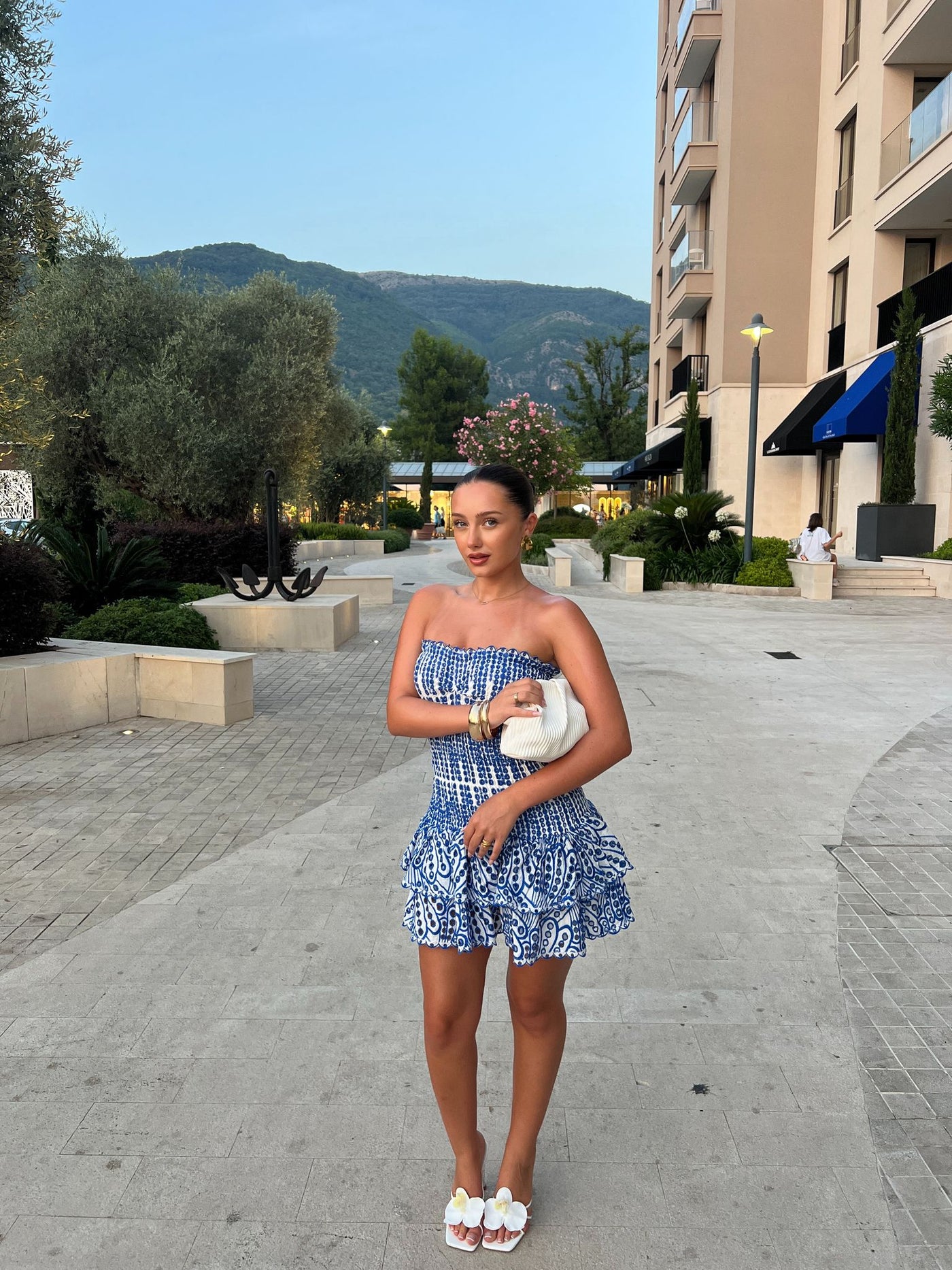 Athena Strapless Mini Dress