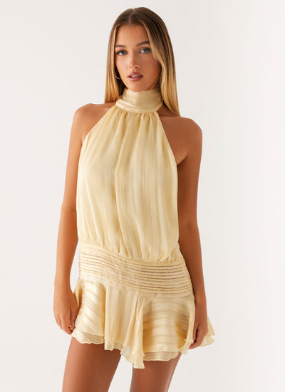 Citrine Mini Dress