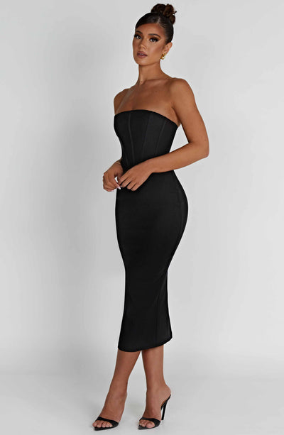 Midnight Muse Corset Midi