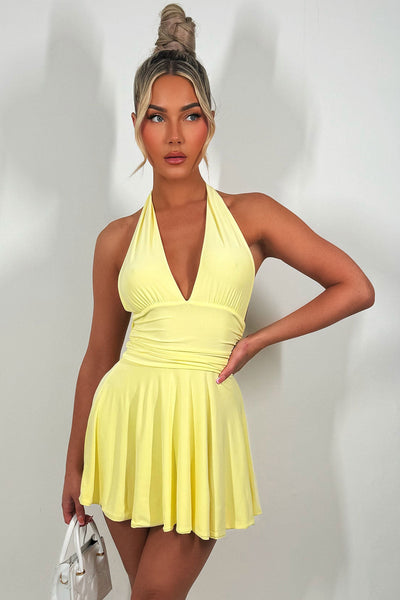 Halter Neck Mini Dress