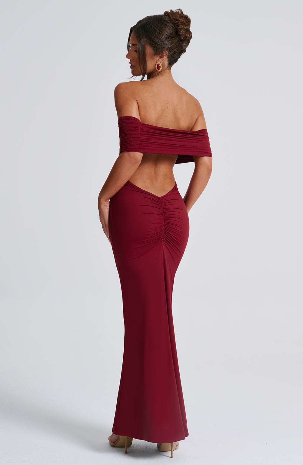 Belina Ruched Maxi Dress