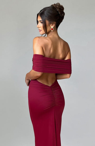 Belina Ruched Maxi Dress