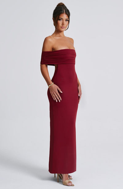 Belina Ruched Maxi Dress