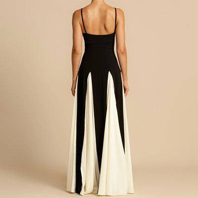 Eloise Two-Tone Maxi Dress