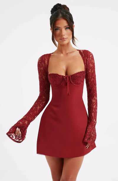 Jennifer Lace Mini Dress