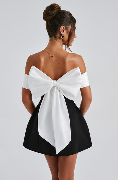 Livia Bow Mini Dress