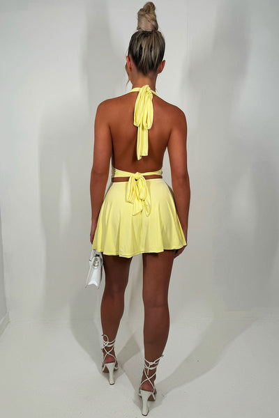 Halter Neck Mini Dress