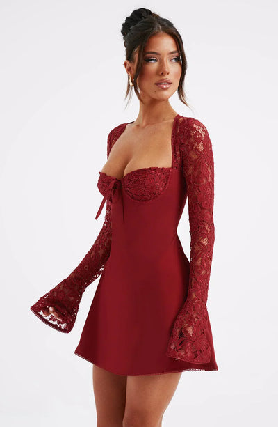 Jennifer Lace Mini Dress