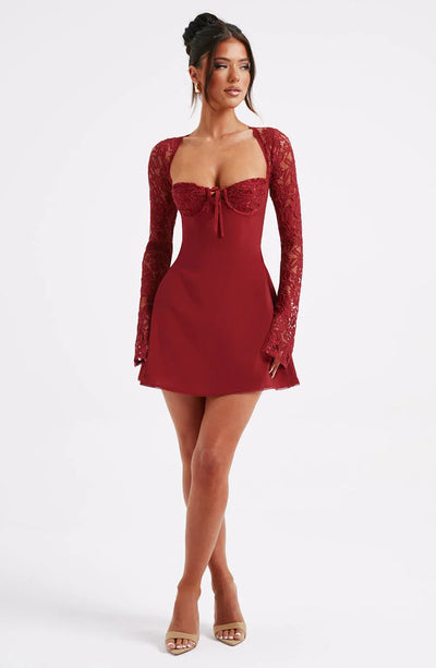 Jennifer Lace Mini Dress