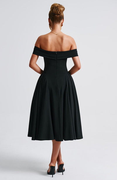 Celeste Pleated Midi Dress