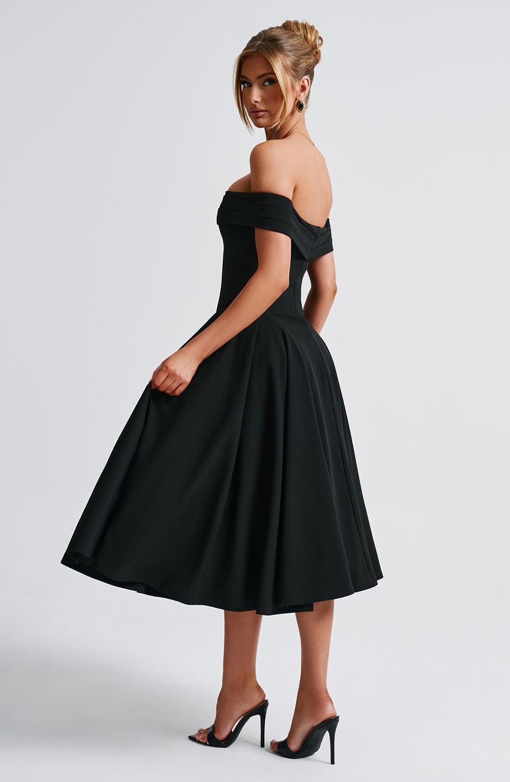 Celeste Pleated Midi Dress
