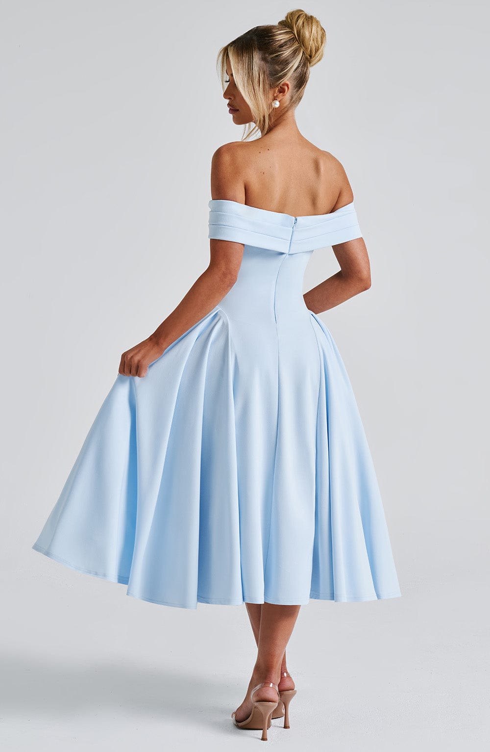 Celeste Pleated Midi Dress