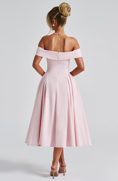 Celeste Pleated Midi Dress
