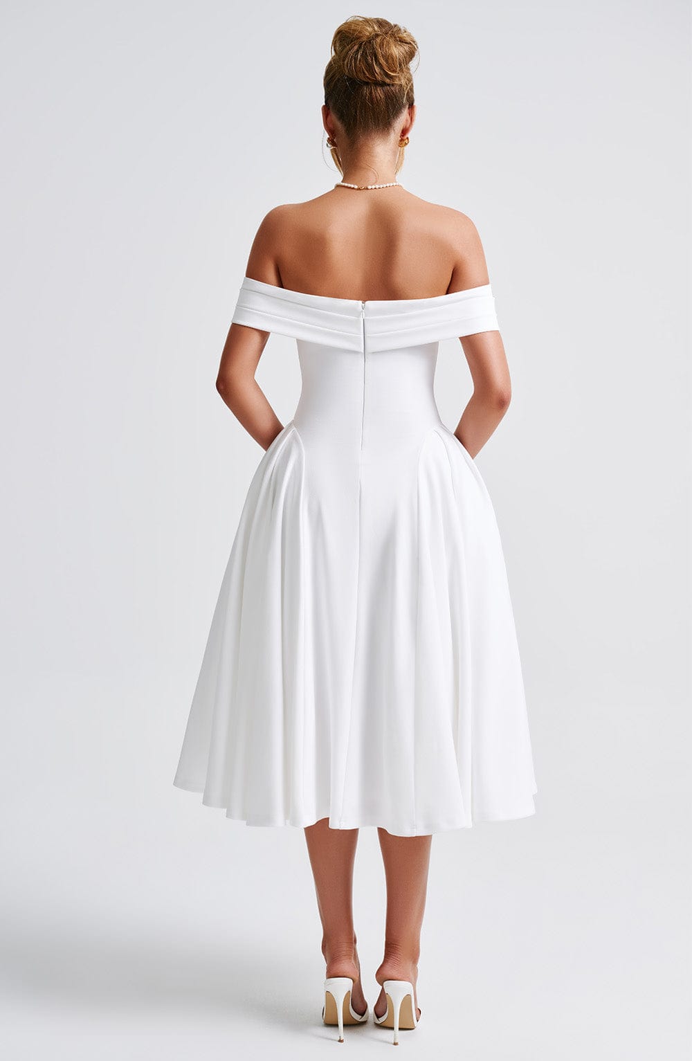 Celeste Pleated Midi Dress