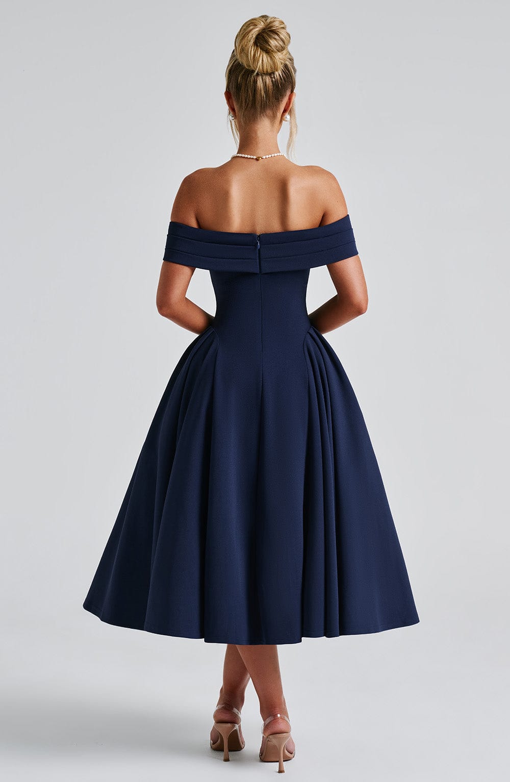 Celeste Pleated Midi Dress