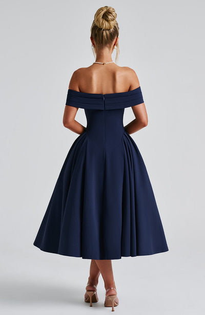 Celeste Pleated Midi Dress