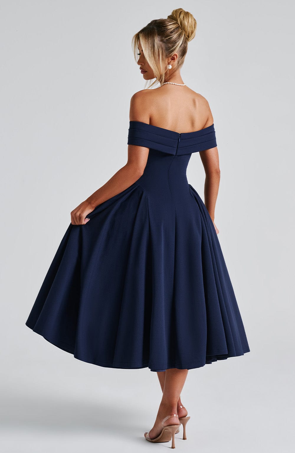 Celeste Pleated Midi Dress