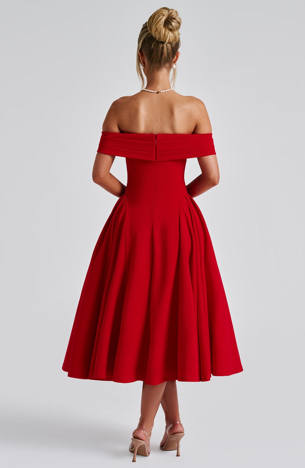 Celeste Pleated Midi Dress