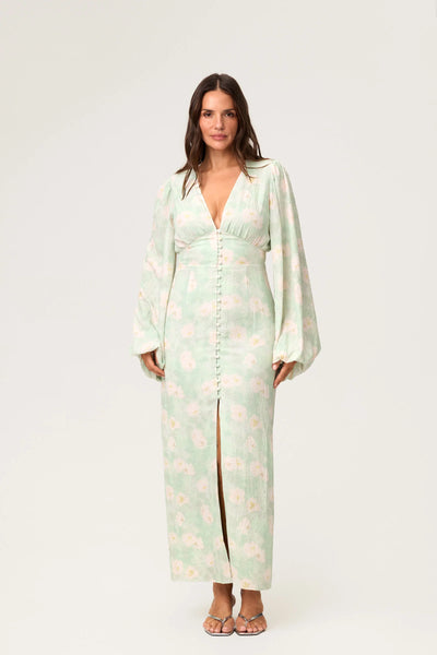 Isla Maxi Dress – Pastel Yellow